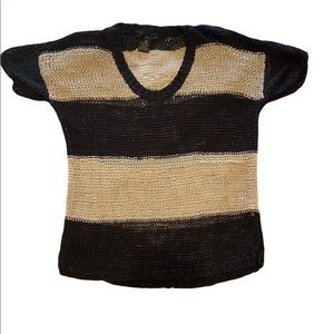 Calvin Klein Loose Knit/Mesh Top